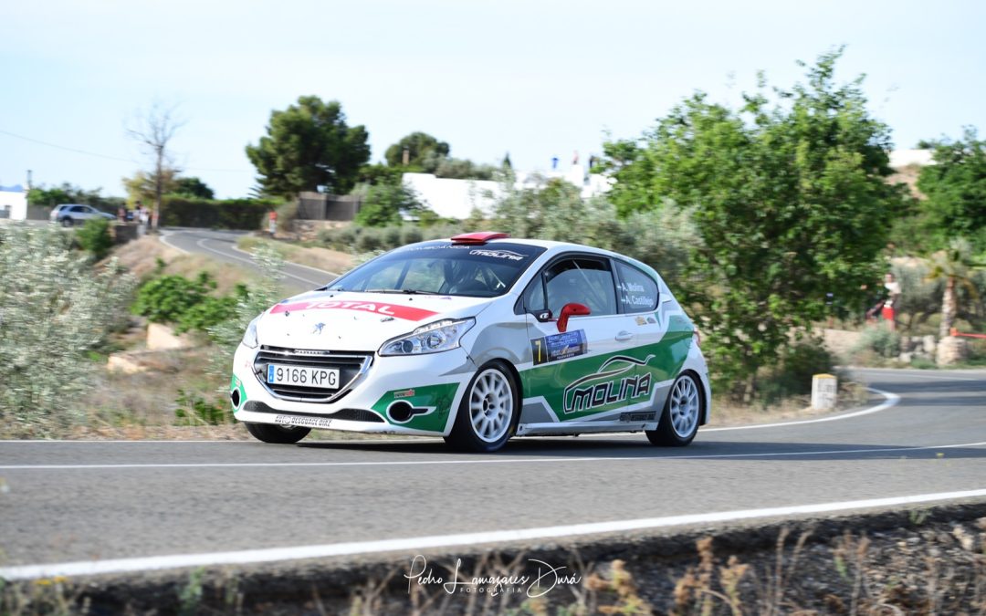 Segundo puesto de Antonio Molina – Alejandro Castillejo (Peugeot 208 R2) en el III RallyCrono Comarca de Níjar
