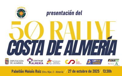 Anuncio de la presentación del 50 Rallye Costa de Almería