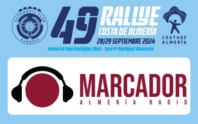 Marcador Almería radio oficial del 49 Rallye Costa de Almería