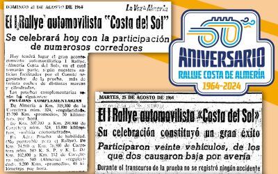 El Rally Costa de Almería cumple 60 años