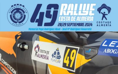 Lista de inscritos del 49 Rallye Costa de Almería